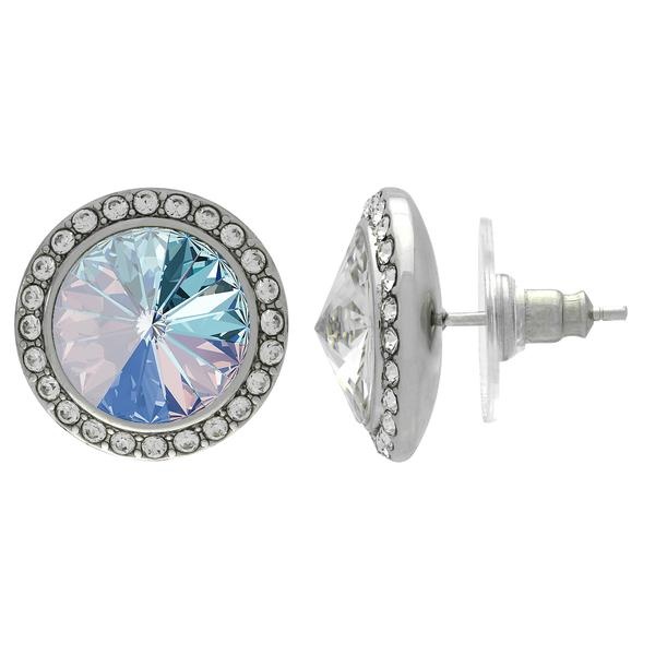 Crystalized With Dreamtime Crystal Stud Earrings For Dance Crystal Ocean Delite/Crystal 19Mm - Pair