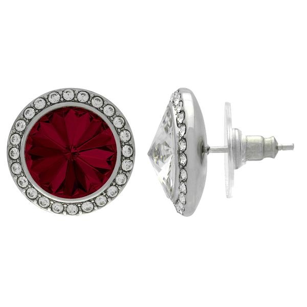 Crystalized With Dreamtime Crystal Stud Earrings For Dance Siam/Crystal 19Mm - Pair
