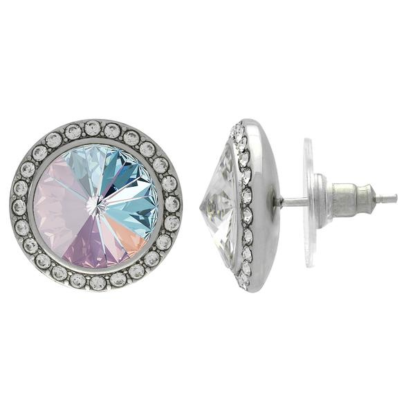 Crystalized With Dreamtime Crystal Stud Earrings For Dance Crystal Lavender Delite/Crystal 17Mm - Pair