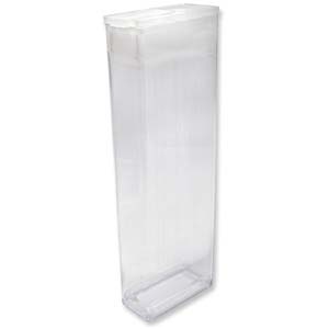 Plastic Tube With Flip Top, 7/16 X 1 X 3, Package Of 20