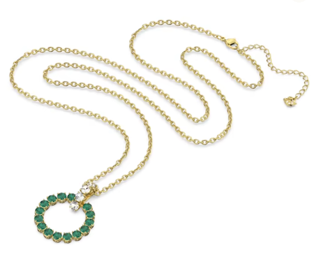 Swarovski Collections Exalta Pendantgreen, Gold-Tone Plated