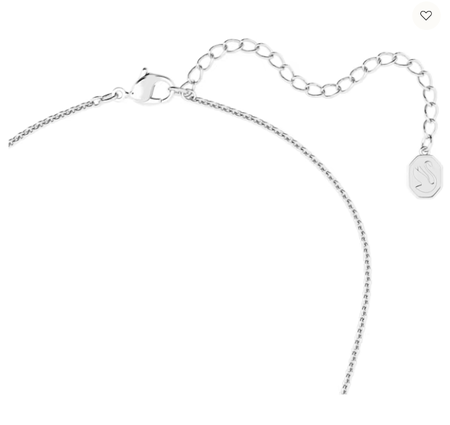 Swarovski Collections - Angelic Necklacesquare Cut, Blue, Rhodium Plated