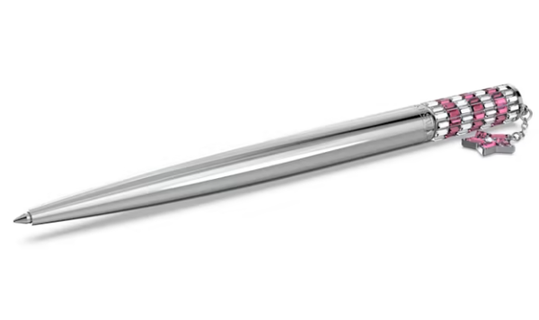 Swarovski Collections Celebration 2023 Ballpoint Penstar, Pink, Chrome Plated