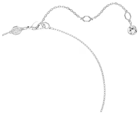 Swarovski Collections - Dextera Pendant Round Cut, Sphere, White, Rhodium Plated