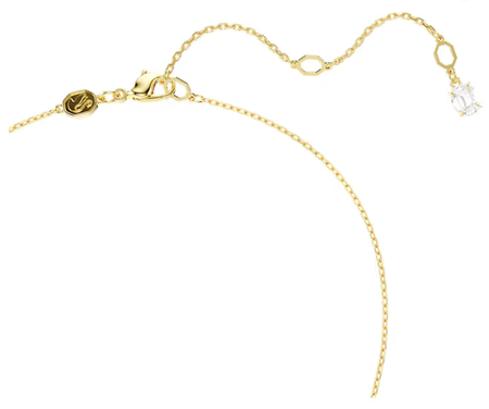 Swarovski Collections - Stilla Pendant Square Cut, White, Gold-Tone Plated