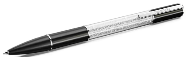 Swarovski Collections Crystalline Lustre Ballpoint Pen Black, Rhodium Plated