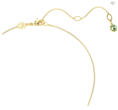Swarovski Collections - Chroma Pendant Cushion Cut, Multicolored, Gold-Tone Plated