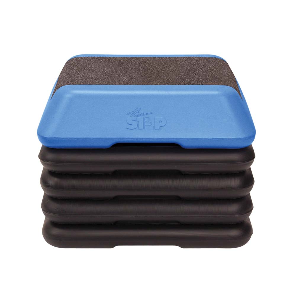 The Step Adjustable High Step Aerobic Platform with 4 Risers