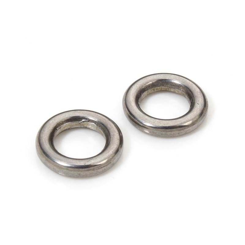 5 Pcs 10Mm Dia., 2Mm 304 Stainless Steel Closed Soldered Jump Rings Findings For Jewelry Making Silver Tone Round