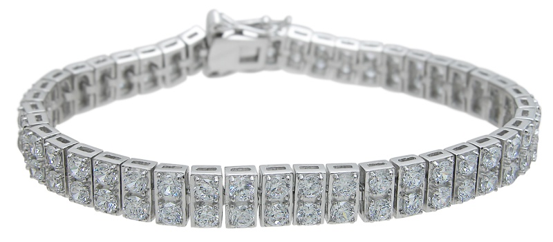 925 Sterling Silver Tennis Bracelet