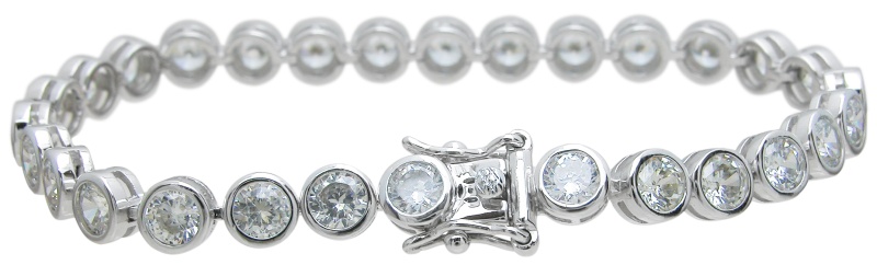925 Sterling Silver Tiffany Style Bracelet