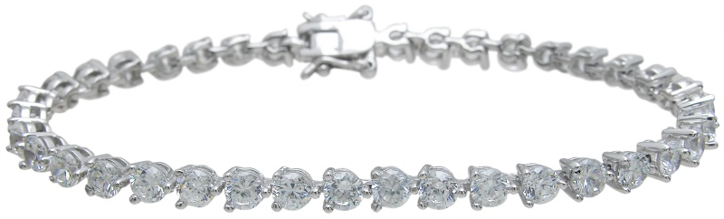 925 Sterling Silver Tiffany Style Bracelet