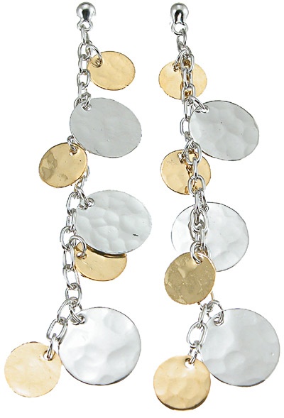 925 Sterling Silver Rhodium Finish Fashion Earrings