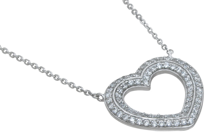 Wholesale Sterling Silver Heart Necklace