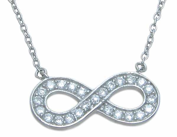 Wholesale Sterling Silver Infinity Necklace