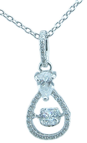 Sterling Silver Dancing Pendant