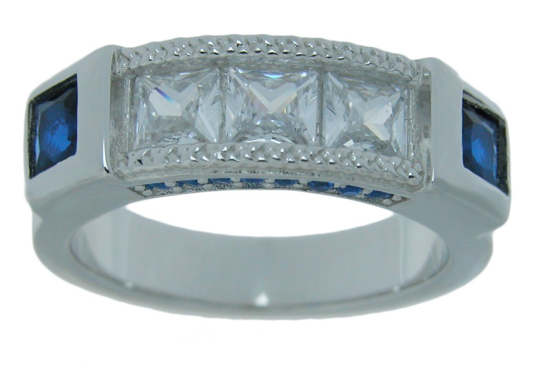 925 Sterling Silver Mens Wedding Band