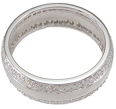 925 Sterling Silver Mens Wedding Band