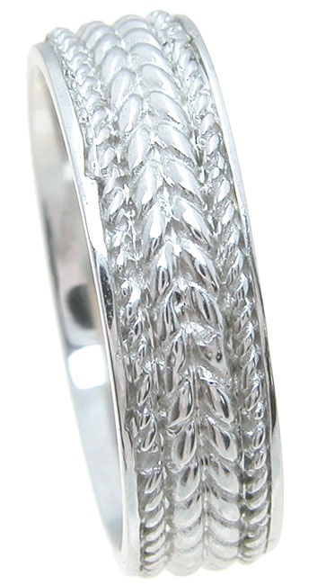 925 Sterling Silver Mens Wedding Band