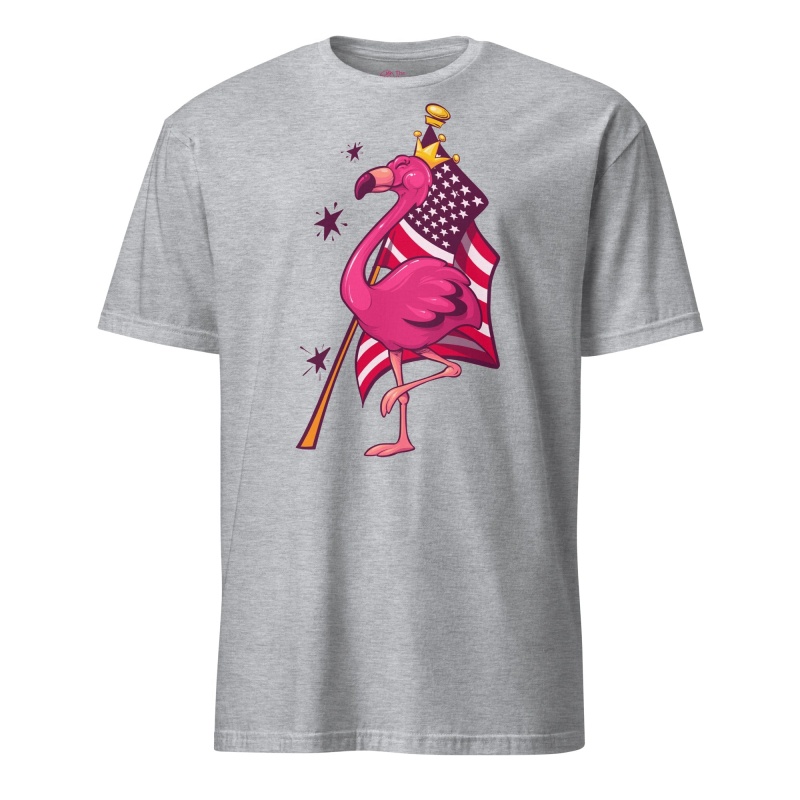 Original The Popular Flamingo Fourth Of July T-Shirt