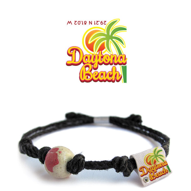 Daytona Beach, Fl Bead Bracelet / Anklet
