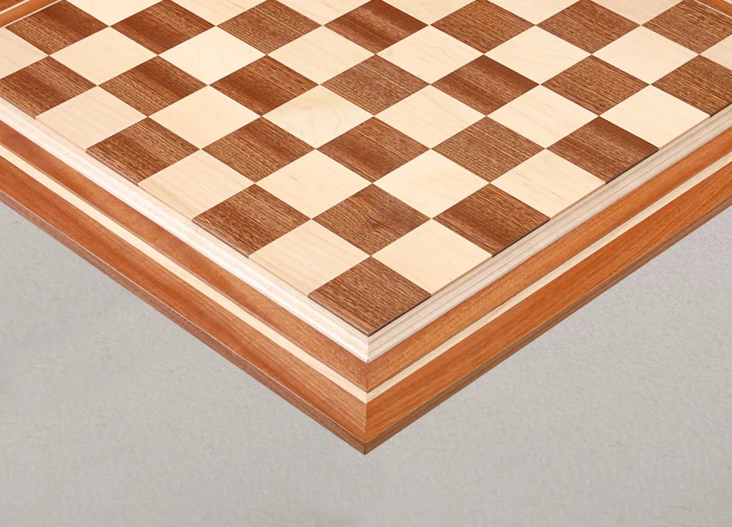 Sapele and Maple Signature Contemporary Chess Board