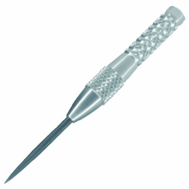 Laserdart Kc Fixed Steel Tip Dart – Knurled – Silver
