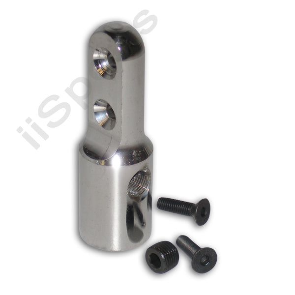 Bottom Line 2-Hole Paintball Tank Adapter, Chrome