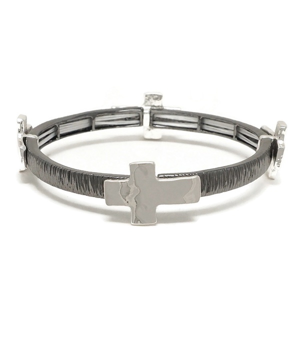 Cross Stretch Bracelet