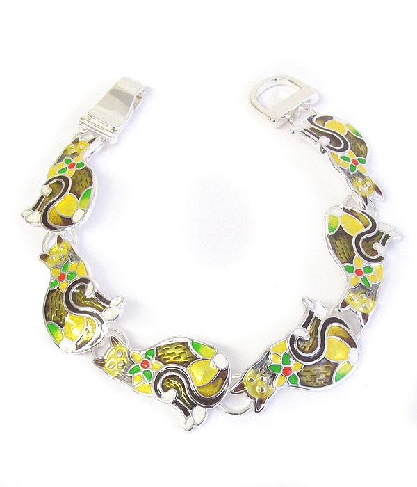 Multi Cat Magnetic Bracelet