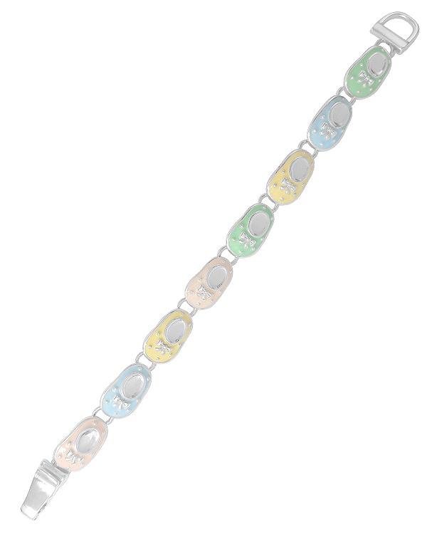 Epoxy Magnetic Bracelet - Baby Shoe