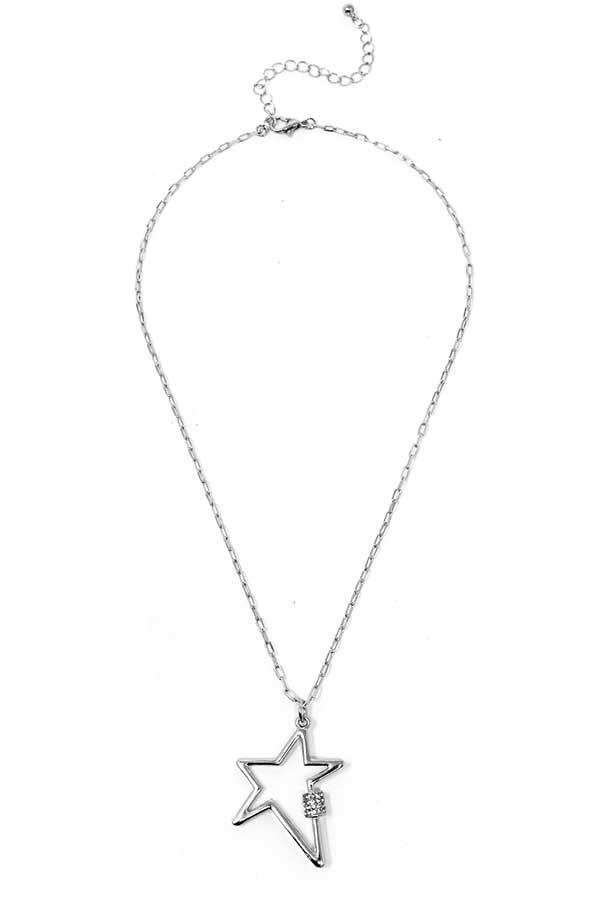 Star Carabiner Pendant Necklace