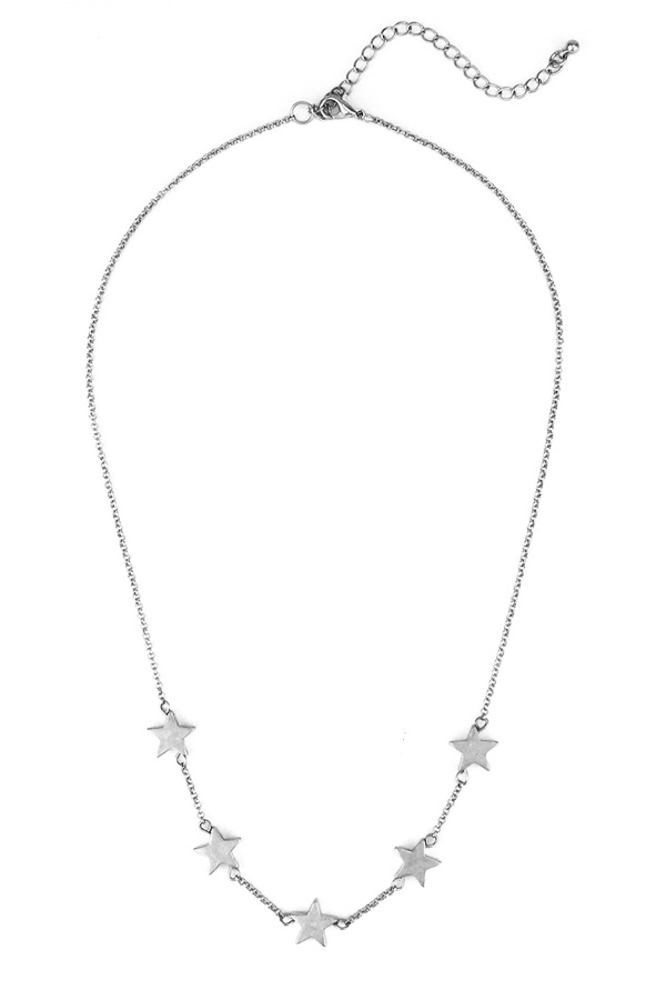 Multi Star Link Necklace