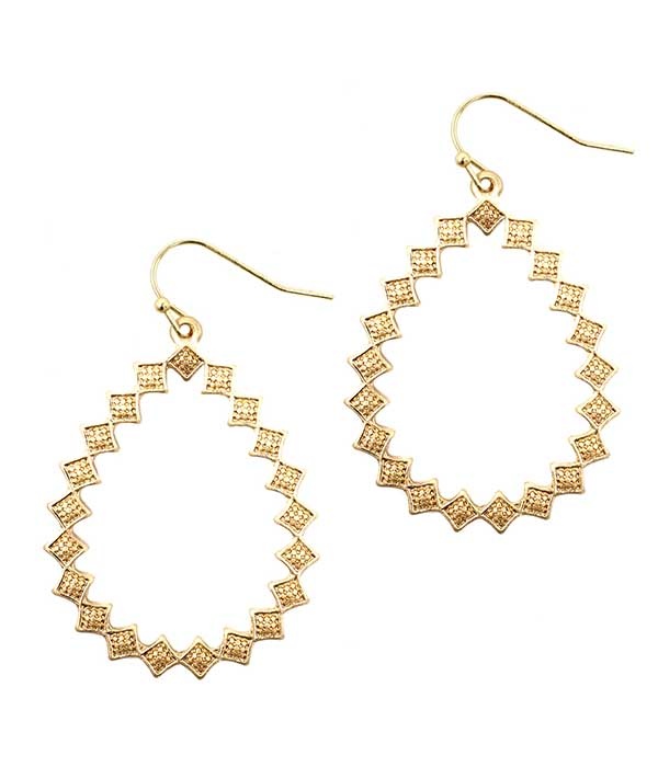 Teardrop Hoop Earring