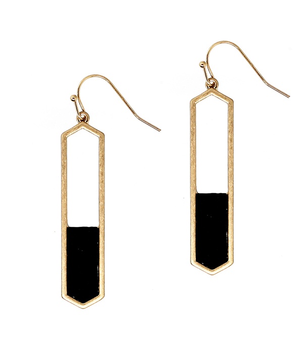 Color Coat Metal Earring