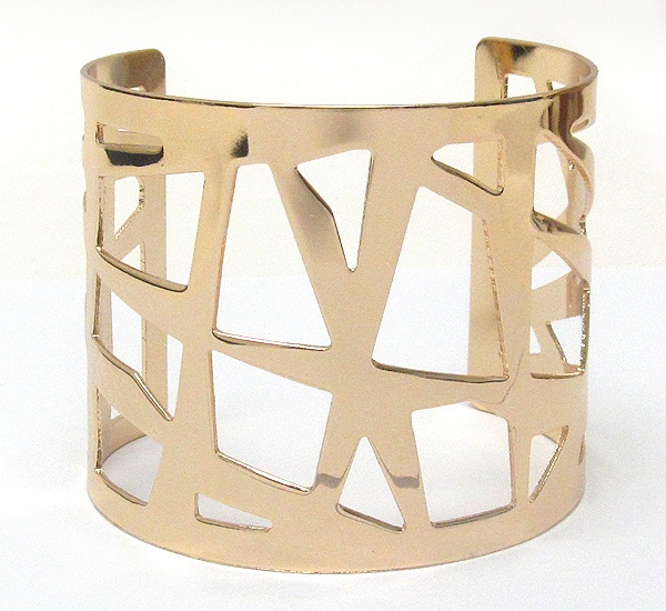 Architectural Metal Filigree Bracelet