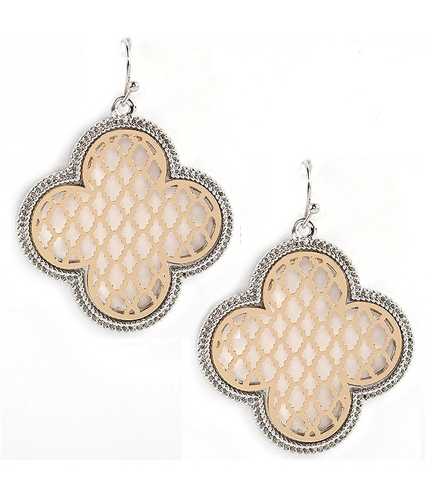 Metal Filigree Earring
