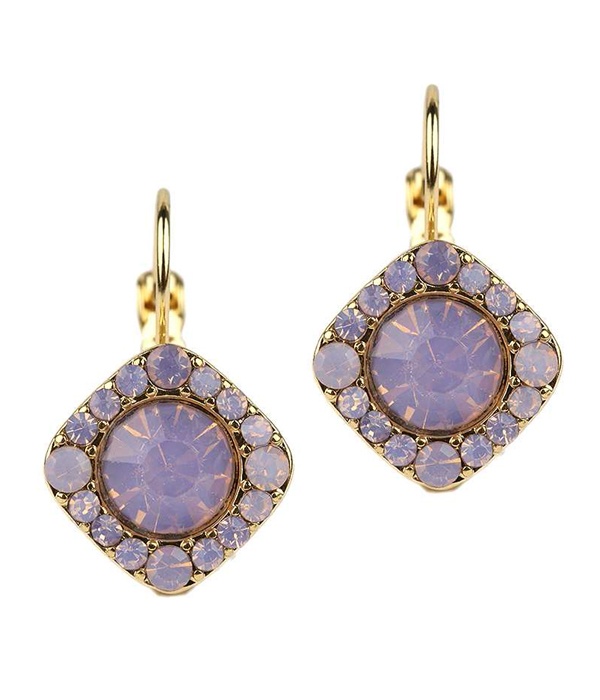 French Clip Crystal Earring