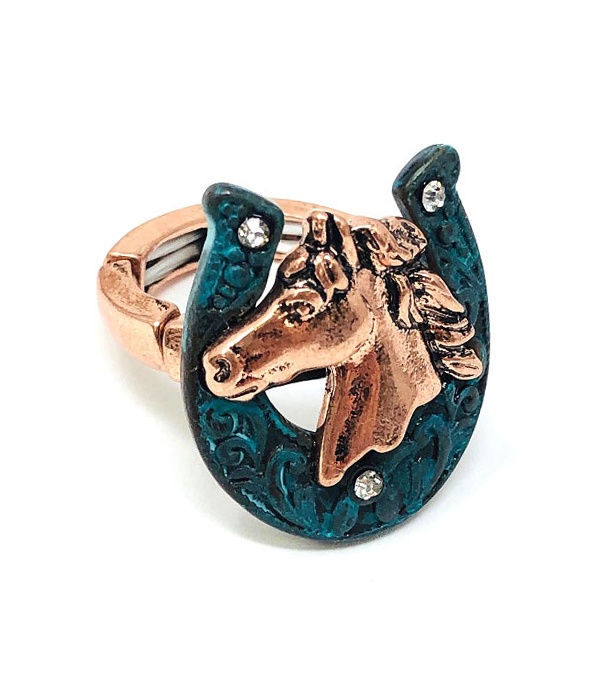 Horse Shoe Stretch Ring