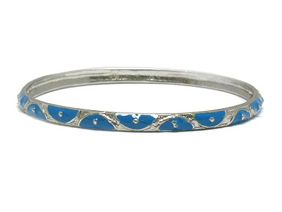 Thin Single Line Painted Bracelet