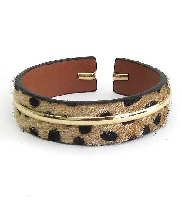 Animal Print Bangle Bracelet