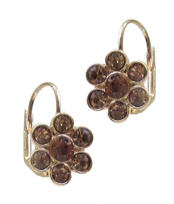 Crystal Flower Earring