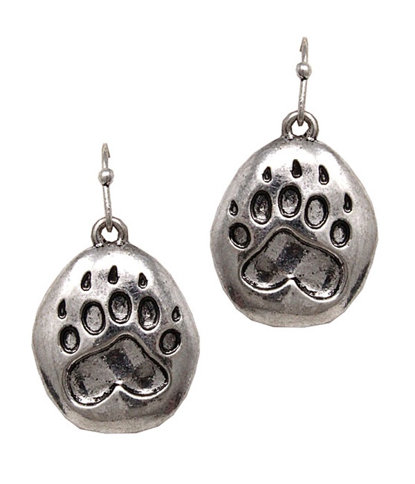 Paw Print Earring