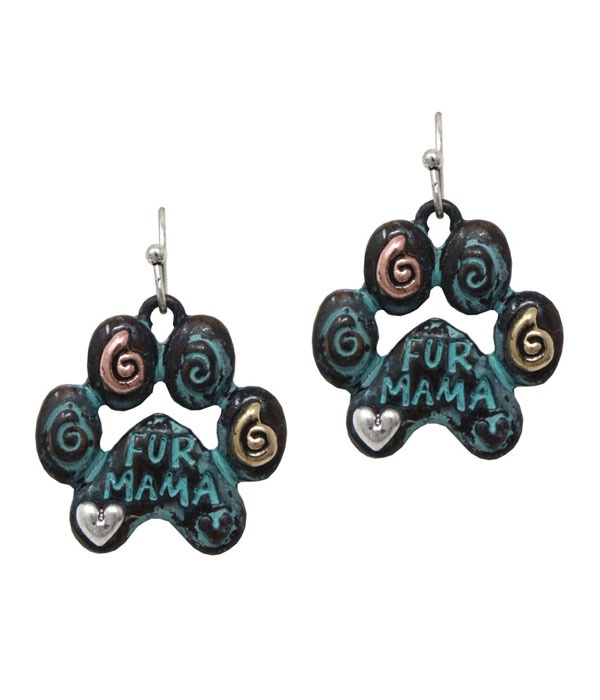 Mama Bear Theme Earring