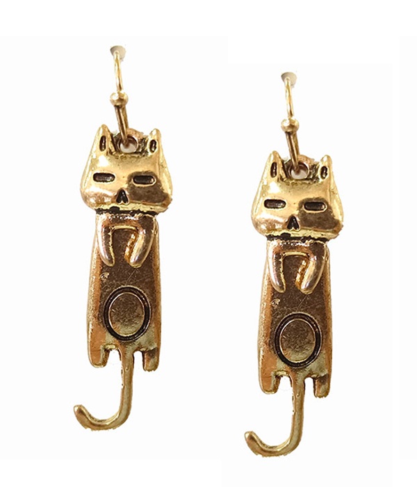 Pet Lovers Theme Cat Earring