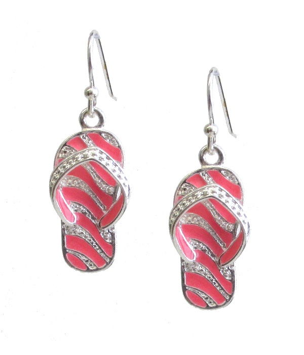 Epoxy Flipflop Earring