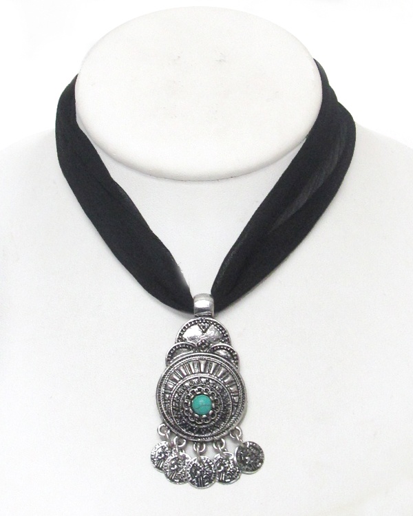 Bohemian Style Scarf Necklace