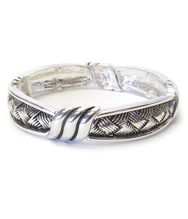 Designer Texture Stretch Bracelet