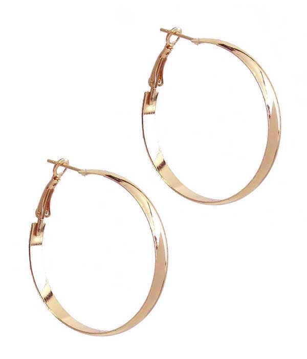 Metal Hoop Earring
