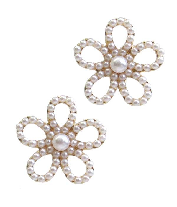 Pearl Flower Earring